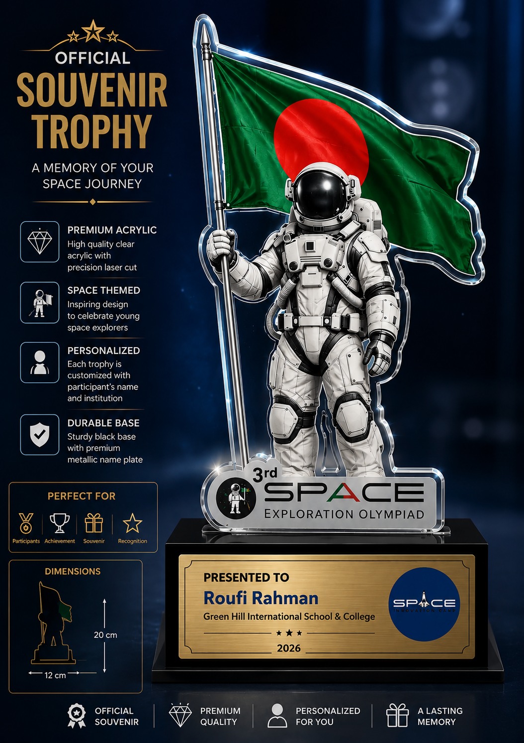 Official Souvenir Trophy